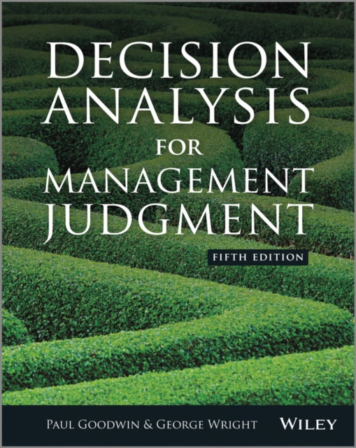 Book cover of: Decision Analysis for Management Judgment