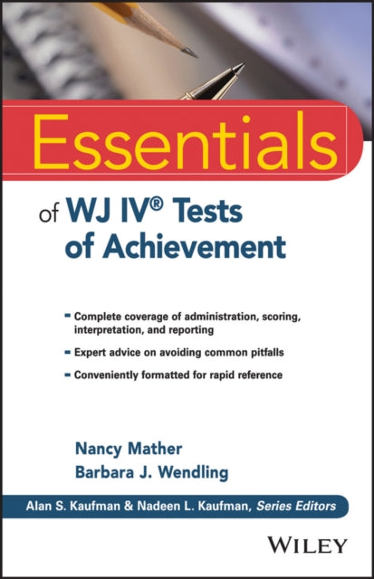 Book cover of: Essentials of WJ IV Tests of Achievement. By: Nancy Mather