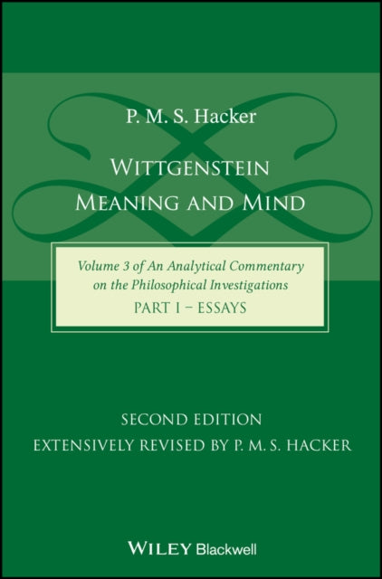 Book cover of: Wittgenstein. By: P. M. S. Hacker
