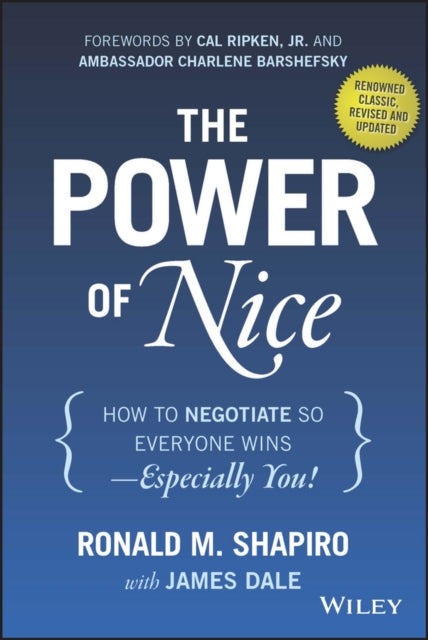 Book cover of: Power of Nice. By: Ronald M. Shapiro