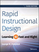 Book cover of: Rapid Instructional Design. By: George M. Piskurich