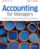 Book cover of: Accounting for Managers. By: Paul M. Collier