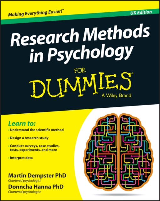 Book cover of: Research Methods in Psychology For Dummies. By: Martin Dempster