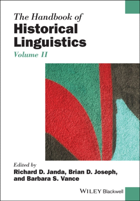 Book cover of: Handbook of Historical Linguistics, Volume II. By: Richard D. Janda