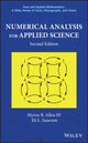 Book cover of: Numerical Analysis for Applied Science. By: Myron B. Allen