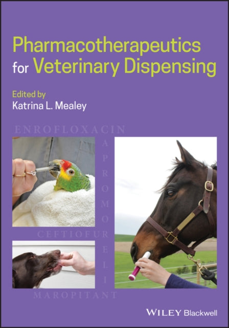 Book cover of: Pharmacotherapeutics for Veterinary Dispensing. By: Katrina L. Mealey