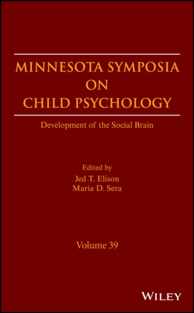Book cover of: Development of the Social Brain, Volume 39. By: Jed T. Elison
