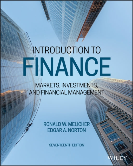 Book cover of: Introduction to Finance. By: Ronald W. Melicher