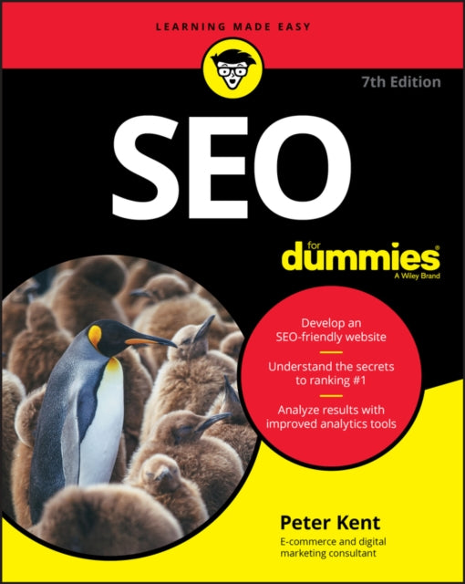 Book cover of: SEO For Dummies. By: Peter Kent