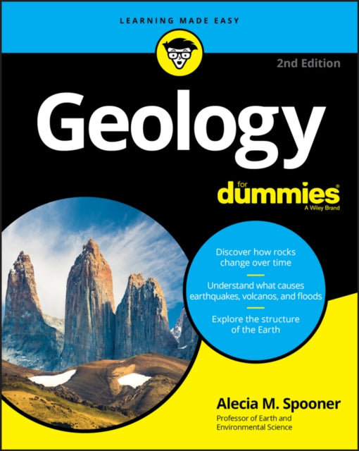 Book cover of: Geology For Dummies. By: Alecia M. Spooner