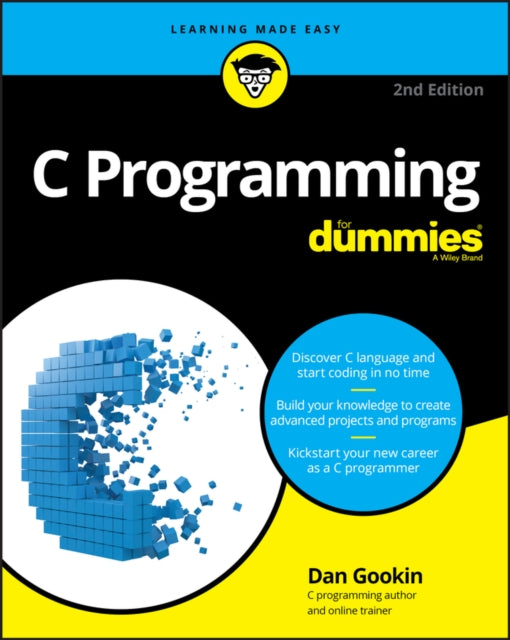 Book cover of: C Programming For Dummies. By: Dan Gookin