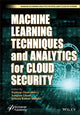 Book cover of: Machine Learning Techniques and Analytics for Cloud Security. By: Rajdeep Chakraborty