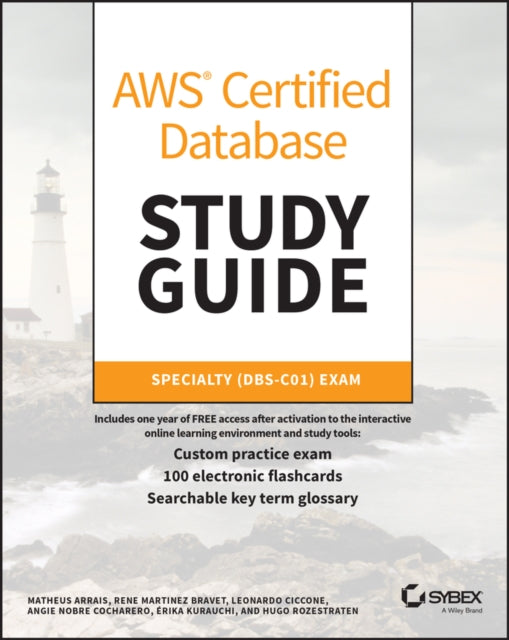 Book cover of: AWS Certified Database Study Guide. By: Angie Nobre Cocharero