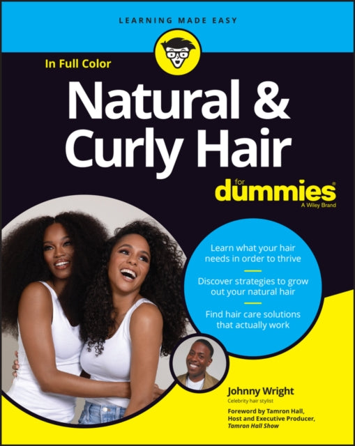 Book cover of: Natural & Curly Hair For Dummies. By: Johnny Wright