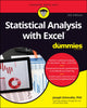 Book cover of: Statistical Analysis with Excel For Dummies. By: Joseph Schmuller