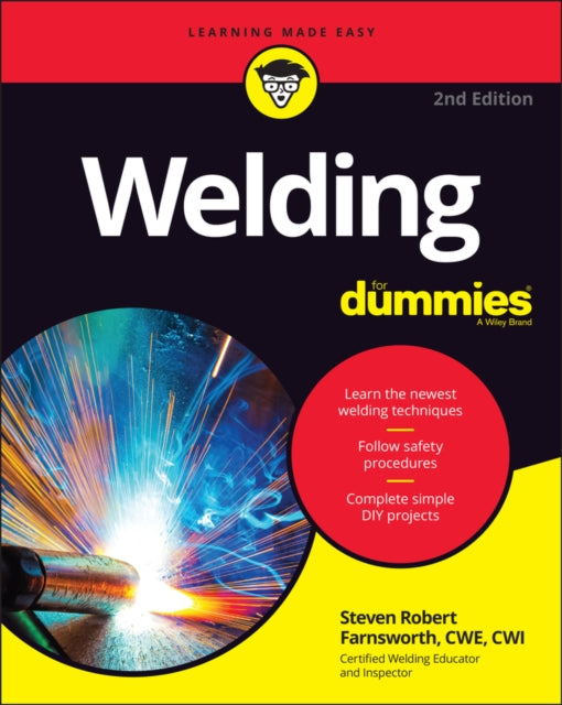 Book cover of: Welding For Dummies. By: Steven Robert Farnsworth