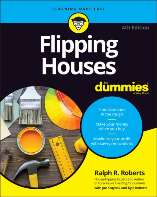 Book cover of: Flipping Houses For Dummies. By: Ralph R. Roberts