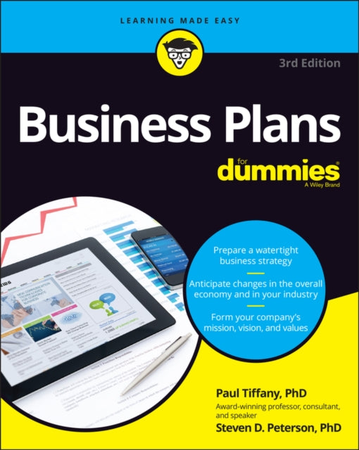 Book cover of: Business Plans For Dummies. By: Paul Tiffany