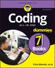 Book cover of: Coding All-in-One For Dummies. By: Chris Minnick
