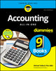 Book cover of: Accounting All-in-One For Dummies (+ Videos and Quizzes Online). By: Michael Taillard