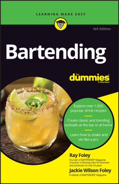 Book cover of: Bartending For Dummies. By: Jaclyn Foley