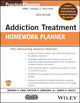 Book cover of: Addiction Treatment Homework Planner. By: Brenda S. Lenz