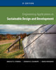 Book cover of: Engineering Applications in Sustainable Design and Development, SI Edition. By: Bradley Striebig