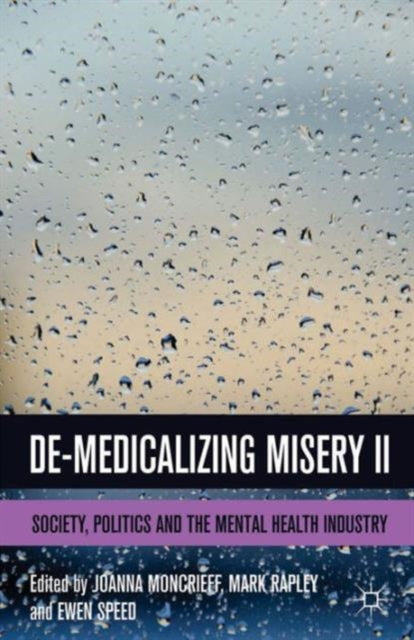 Book cover of: De-Medicalizing Misery II. By: E. Speed