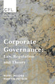 Book cover of: Corporate Governance. By: Marc Moore