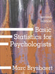 Book cover of: Basic Statistics for Psychologists. By: Marc Brysbaert