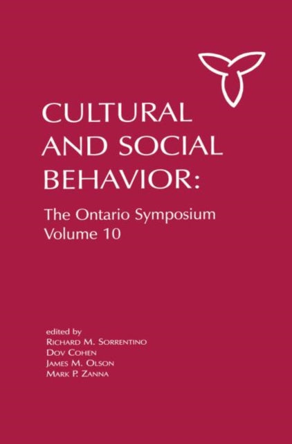Book cover of: Culture and Social Behavior. By: Richard M. Sorrentino