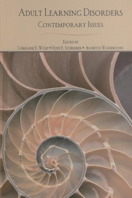 Book cover of: Adult Learning Disorders. By: Lorraine E. Wolf