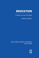 Book cover of: Education (RLE Edu K). By: Herbert Phillipson