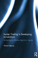 Book cover of: Insider Trading in Developing Jurisdictions. By: Wunmi Bewaji