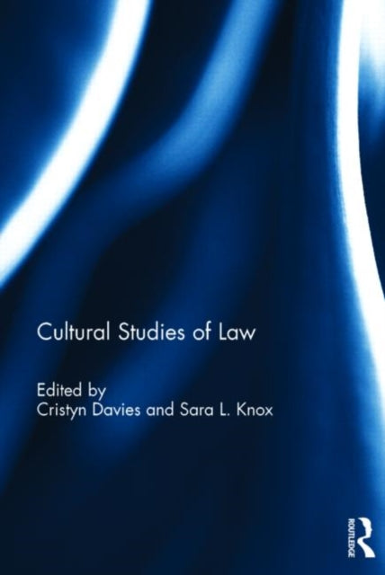 Book cover of: Cultural Studies of Law. By: Cristyn Davies