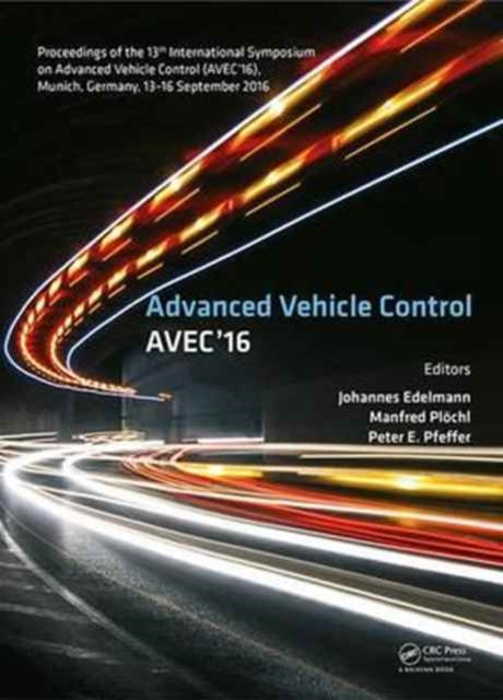 Book cover of: Advanced Vehicle Control. By: Peter E. Pfeffer