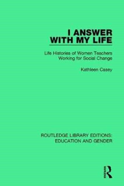 Book cover of: I Answer with My Life. By: Kathleen Casey