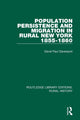 Book cover of: Population Persistence and Migration in Rural New York, 1855-1860. By: David Paul Davenport