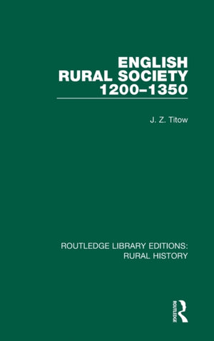 English Rural Society, 1200-1350