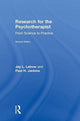 Book cover of: Research for the Psychotherapist. By: Jay L. Lebow
