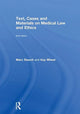 Book cover of: Text, Cases and Materials on Medical Law and Ethics. By: Marc Stauch