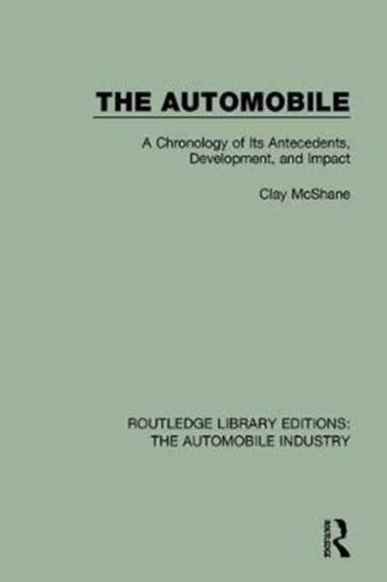 Book cover of: Automobile. By: Clay McShane