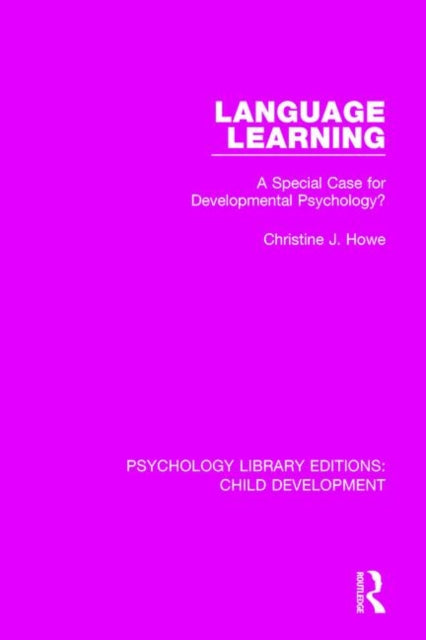 Book cover of: Language Learning