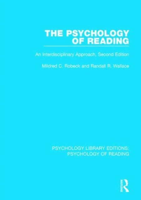 Book cover of: Psychology of Reading. By: Mildred C. Robeck