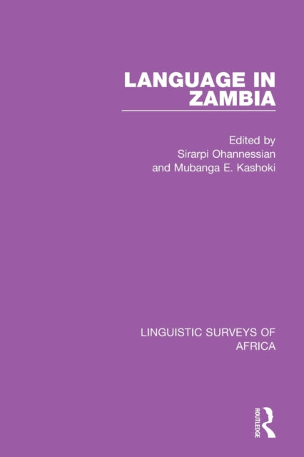 Book cover of: Language in Zambia. By: Sirarpi Ohannessian