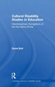 Book cover of: Cultural Disability Studies in Education. By: David Bolt