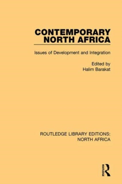 Book cover of: Contemporary North Africa. By: Halim Barakat