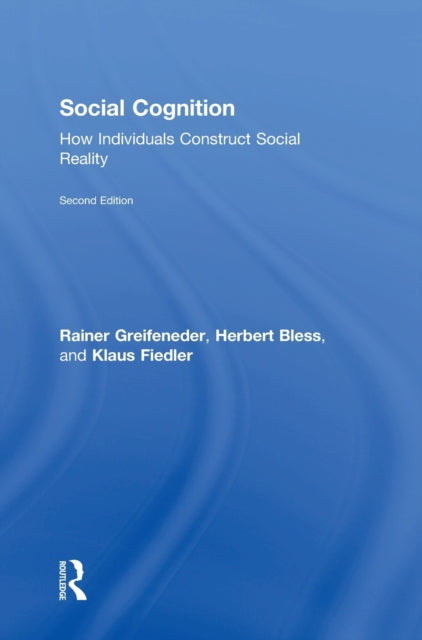 Book cover of: Social Cognition. By: Rainer Greifeneder