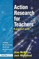 Book cover of: Action Research for Teachers. By: Jean McNiff