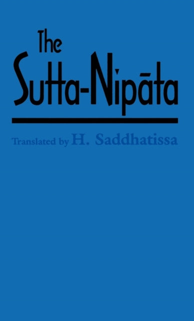 Book cover of: Sutta-Nipata. By: H. Saddhatissa